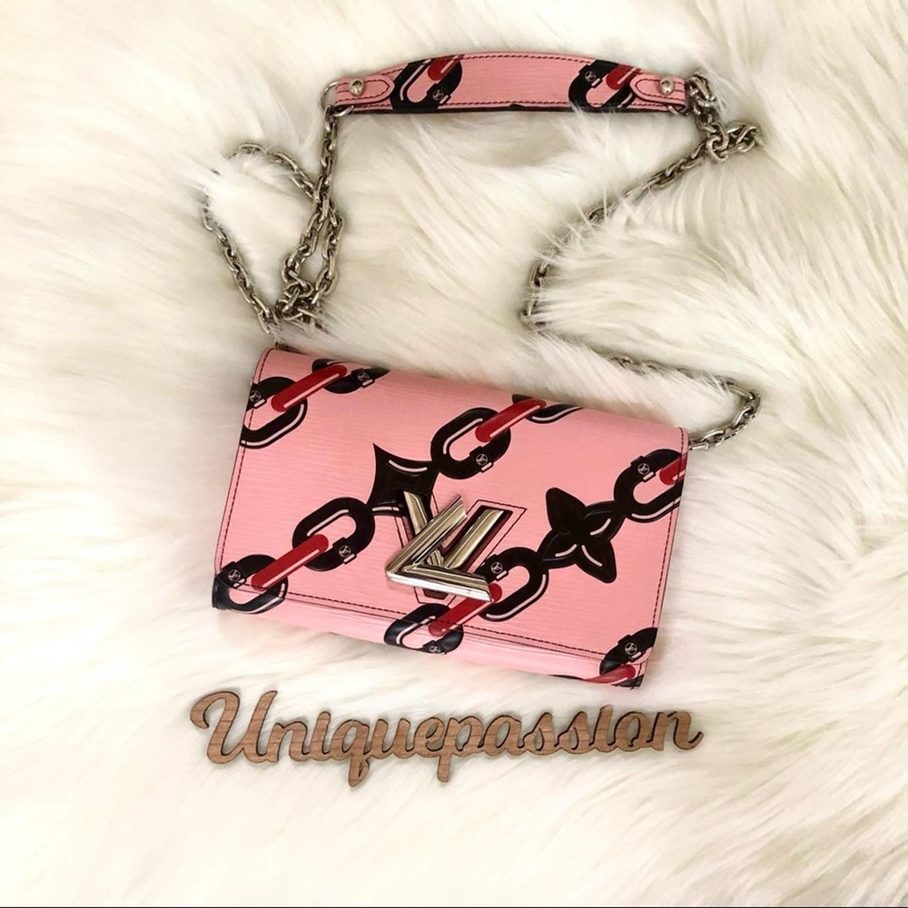 SOLD! Louis Vuitton Limited Edition Wallet On Chain Twist Shoulder/Crossbody Bag